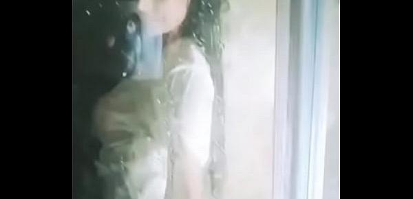  Poonam pandey taking shower in tranparents clothes